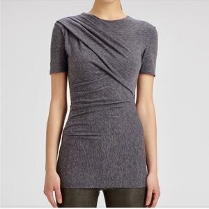 T Alexander Wang Draped Jersey Top